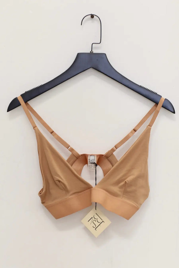 BASERANGE Bamboo Fiber Bamboo Cotton No Wire Wide-rim Bra Series Collection Soft Underwear France BAS-BRTR-BL-000-AURAL BRTR1